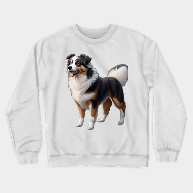 Australian shepherd Dog Crewneck Sweatshirt by Moulezitouna